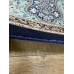Иранский ковер QUM Silk 10004 Синий - фото №2